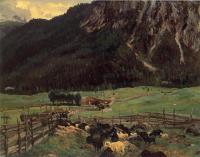 Sargent, John Singer - Sheepfold in the Tirol